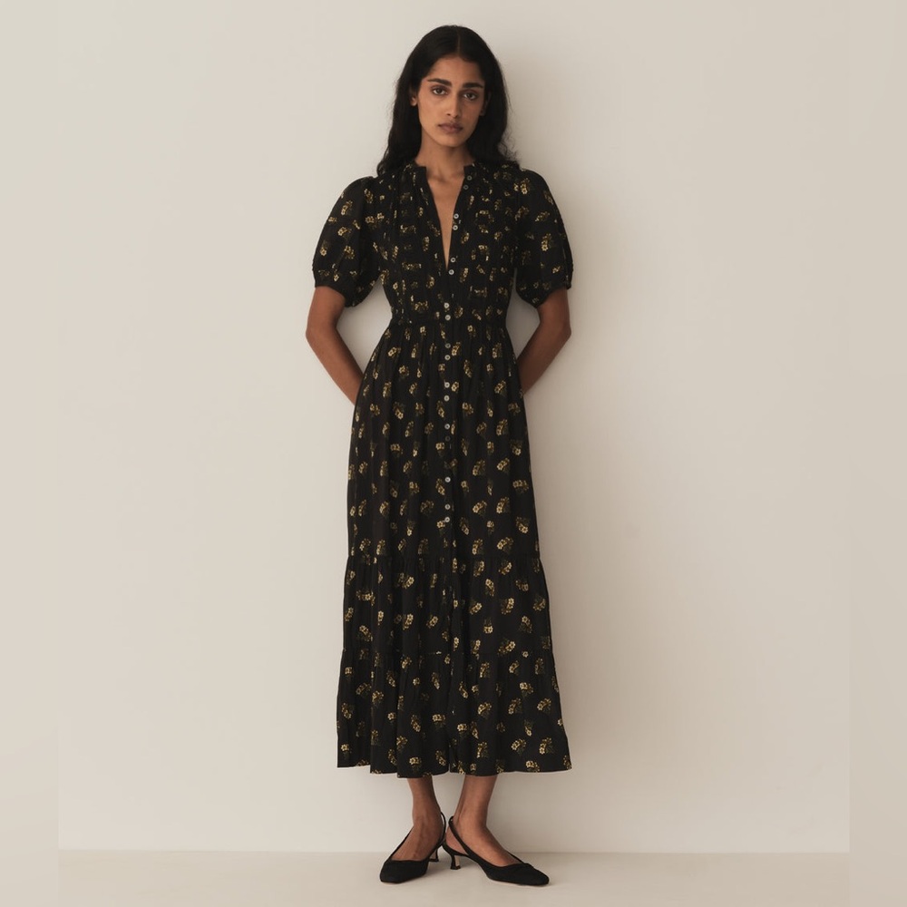 DOEN HALEIGH DRESS BUTTERCUP BOUQUET XXS